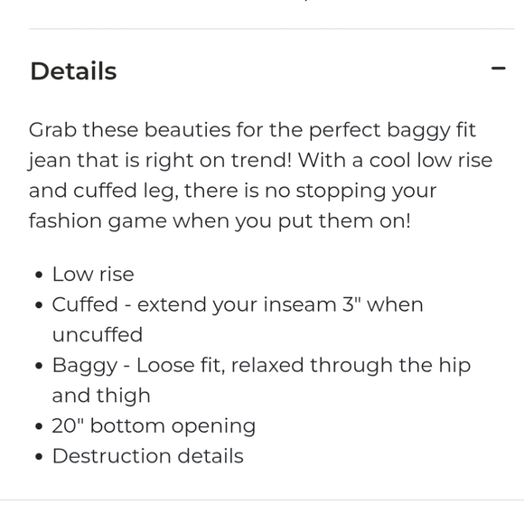 Vervet By Flying Monkey Kris Low Rise Baggy Wide Size 24 - Picture 3 of 8